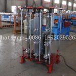 Maquina curvadora de techos de chapa de aluminio